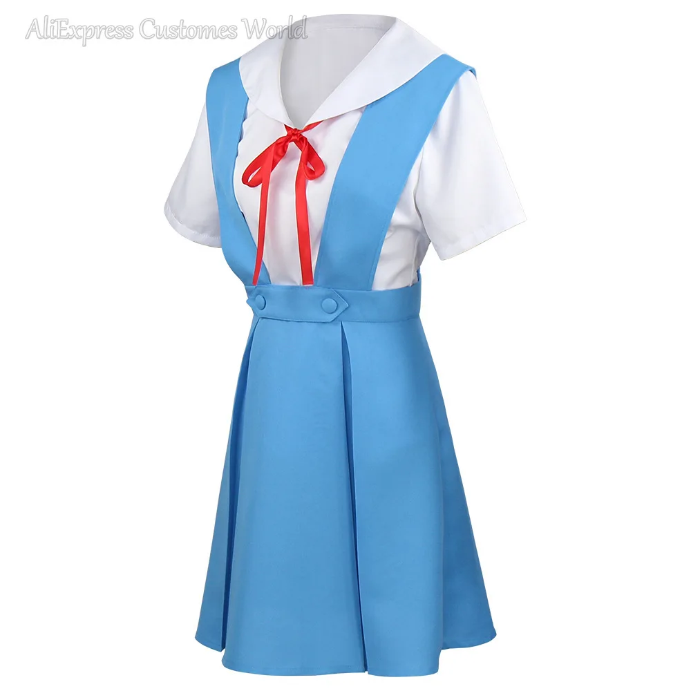 Anime Asuka Cos Langley Soryu Cosplay Costume JK School Uniforms Shikinami Asuka Suits Fancy Halloween Women Party Gifts