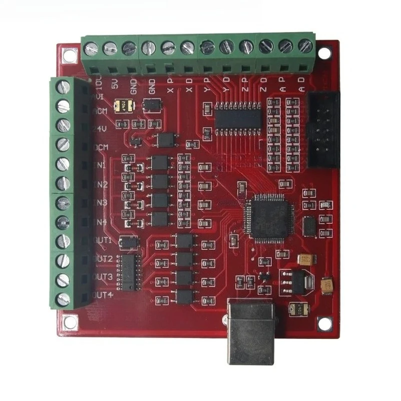 FOR  MACH3 100Khz Breakout Board 4 Axis Interface Driver Motion Controller