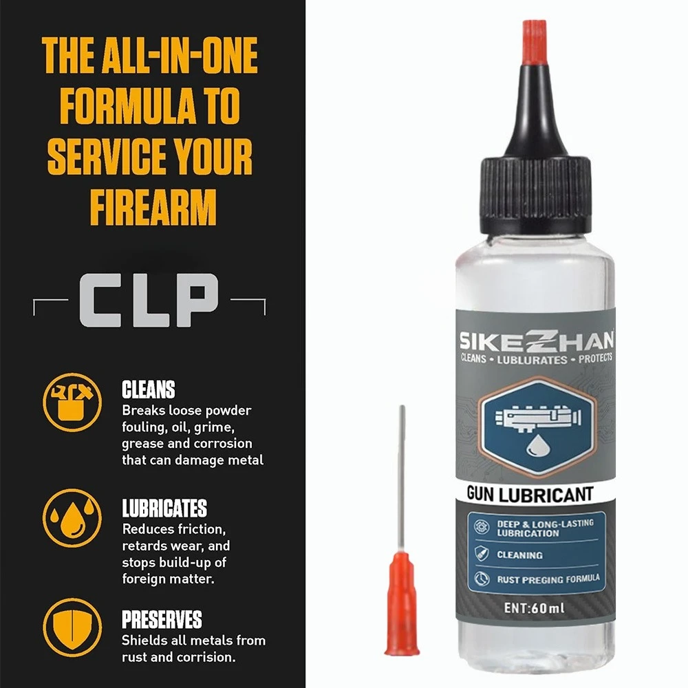 Gun Lube - Metal Bonding Gun Lubricant - Clean Fouling Preservative - Gun Oil Lubricating Formula - Non-Toxic Lubricating Oil