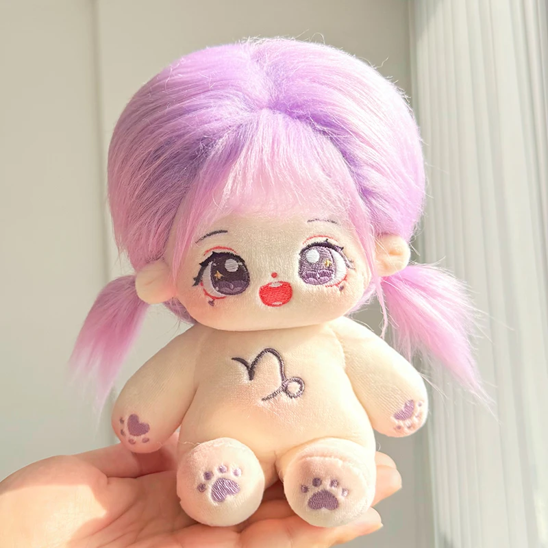 20cm Cute Idol Doll Plush Twelve Zodiac Signs Cotton Star Dolls Kawaii Stuffed Baby Plushies Dolls Toy Fans Collection Kids Gift