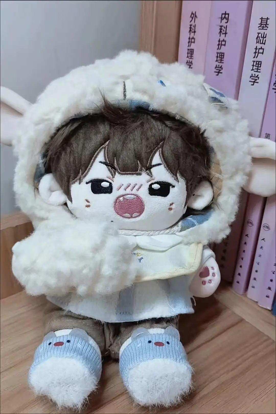 

Stuffed 20cm Anime Teens in Times Ma Jiaqi Cartoon Plush Doll Toy COS Dress-up Children Adults Collectible Cotton Gifts