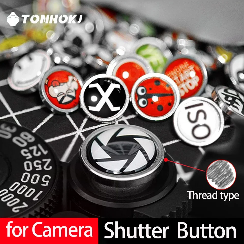 Camera Shutter Release Button Flash Hot Shoe Cover for Fuji X-T50 X-T5 X-PRO3 X10 X20 X30 X100V X100VI Nikon ZF Canon Sony Leica