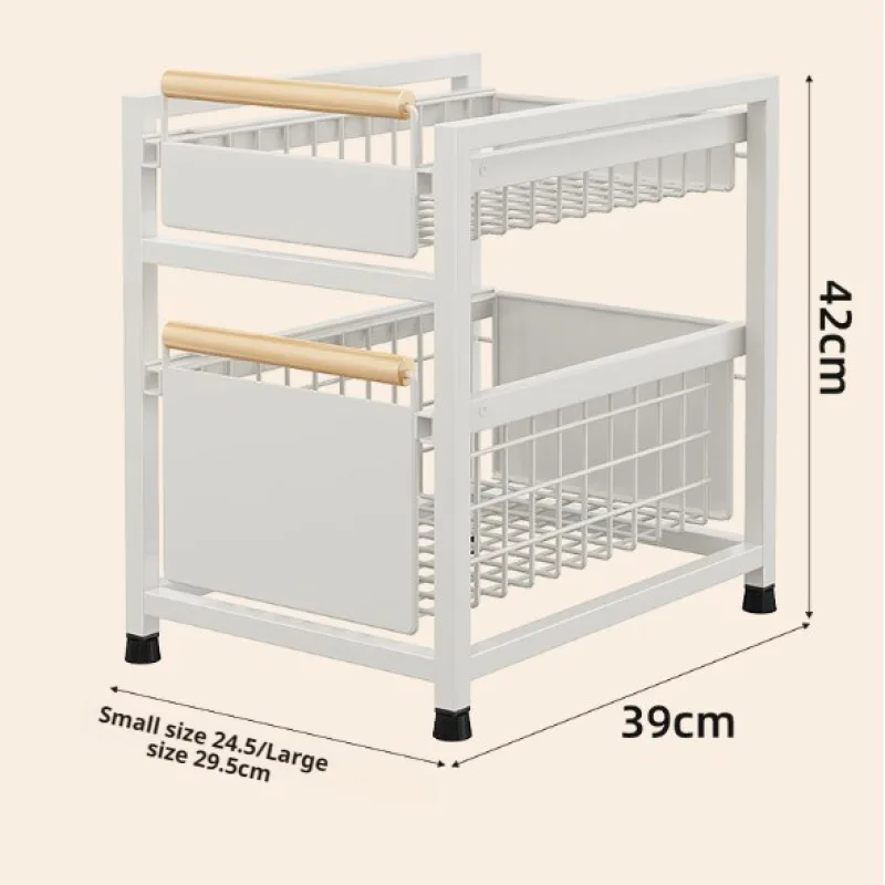 Imagem -06 - Cozinha Multifuncional External Storage Rack Organizador de Prato de Retirar Prateleiras de Bancada