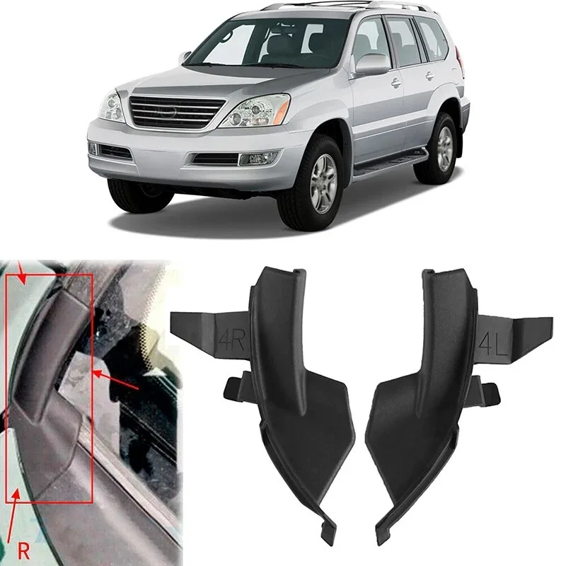 For Toyota Land Cruiser Prado LC120 LC150 2003-2020 Car Front Windshield Wrap Corner Trim Wiper Side Trim Cover Lid New