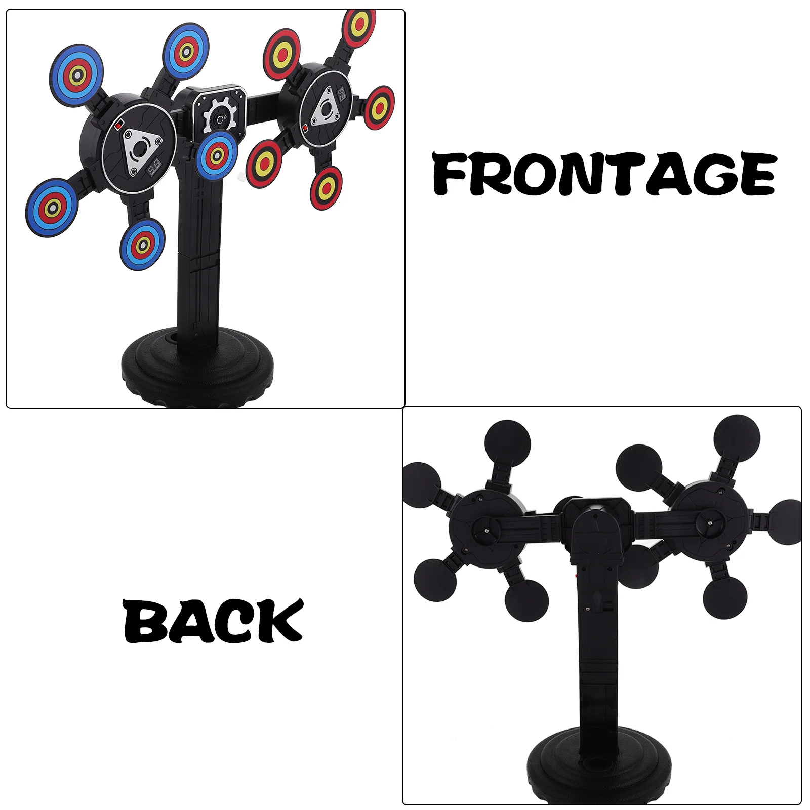 Alvo de pontuação eletrônica, reinicialização automática, jogo de tiro rotativo para crianças, interior, exterior, aniversário, presente de natal