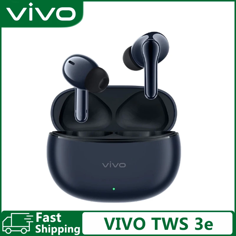 Vivo TWS 3e Wireless Bluetooth 5.3 Earphone IP54 Waterproof 44 hours long battery life Intelligen active noise reduction Earbuds