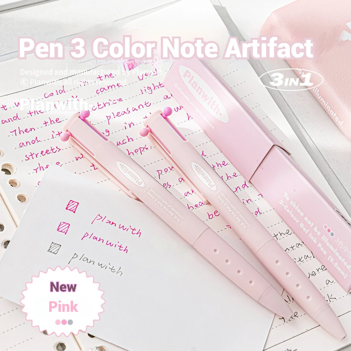 1Pc Dreieckige Multi-farbe Stift Drei Farbe 0,5 Minimalistischen Marker Stift Student Hausaufgaben Korrektur Multifunktionale Neutral Stift