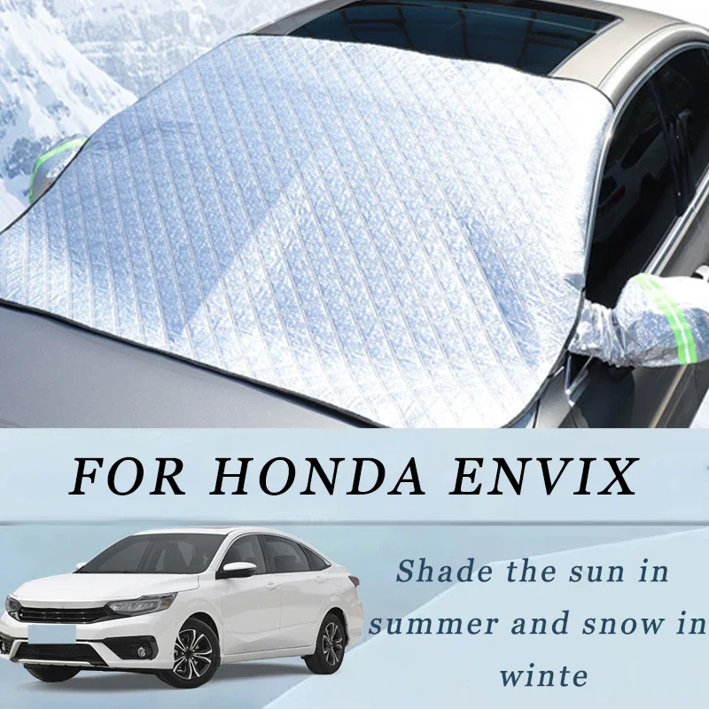 

Thickened Car Now Sunshade Windshield Cover With 5/9 Magnets UV Protection Anti Snow Sunlight For Front Windsh For HONDA ENVIX