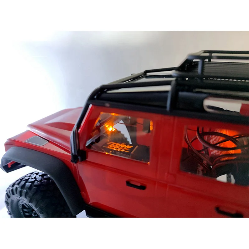 TRX4M Front and Rear Lighting System for 1/18 RC Crawler Traxxas TRX-4M Defender Upgrade Parts