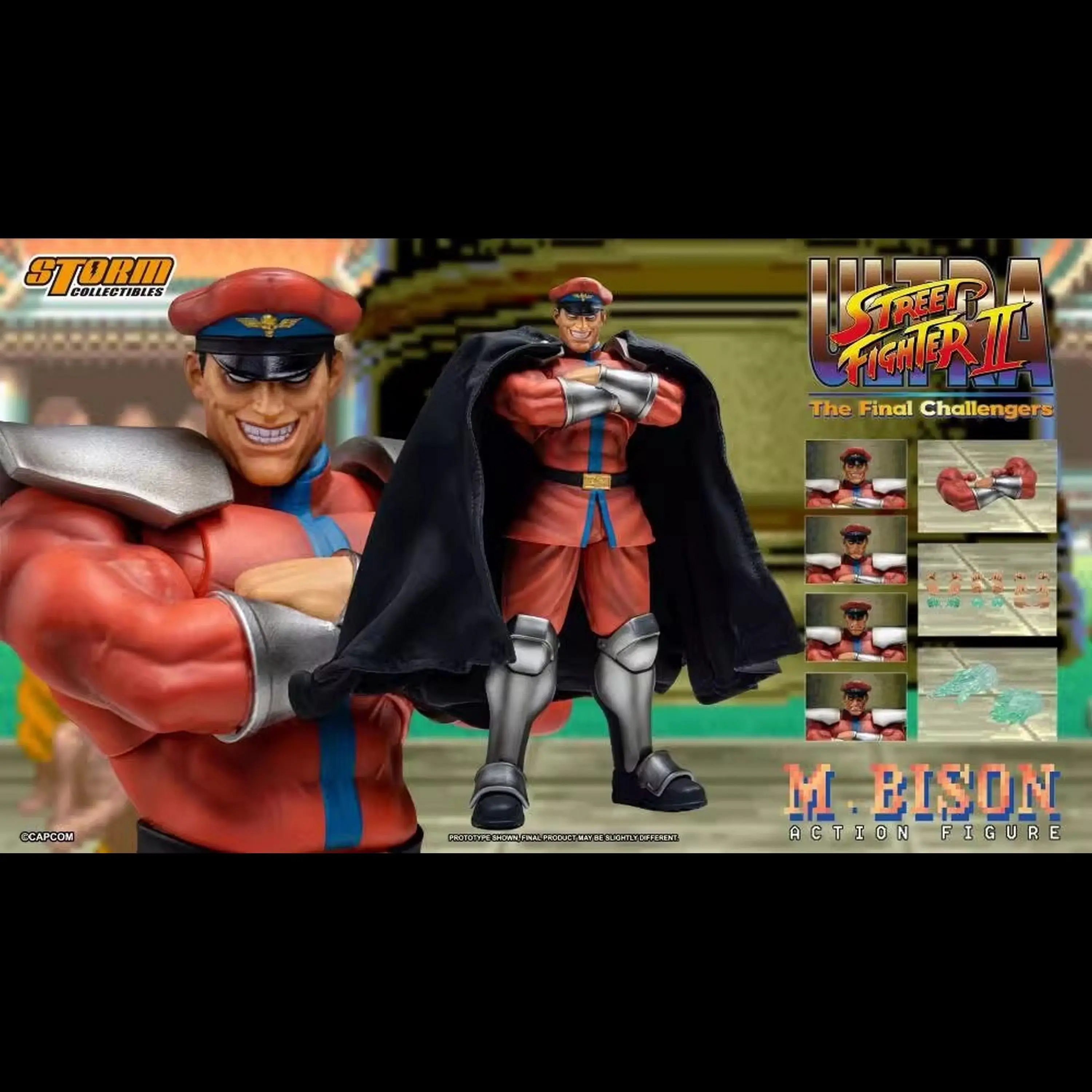

В наличии 100% оригинальные фигурки Storm Toys ST 1/12 SF Street Fighter M·Bison Vega, аниме-фигурки, модели из ПВХ, подарок для коллекционеров