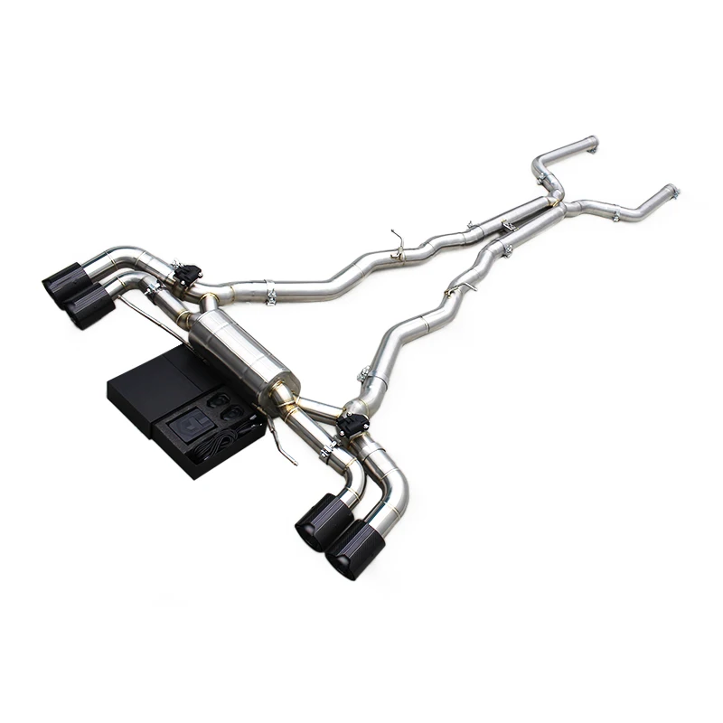 

Custom X Pipes Catback Muffler For BMW M8 F91/F92/F93 4.4TT 2019-2023 Valvetronic Exhaust System Stainless Steel Pipes