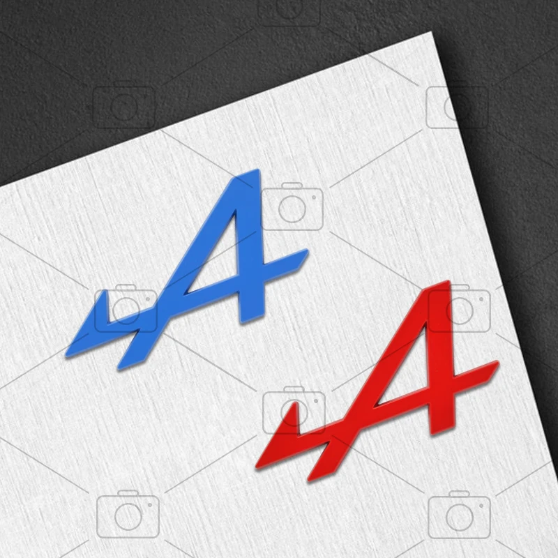Car Metal A Logo Badge Steering Wheel Decals Styling For Clio RS Arkana Scenic Austral Espace Rafale Emblems Sticker Accessories