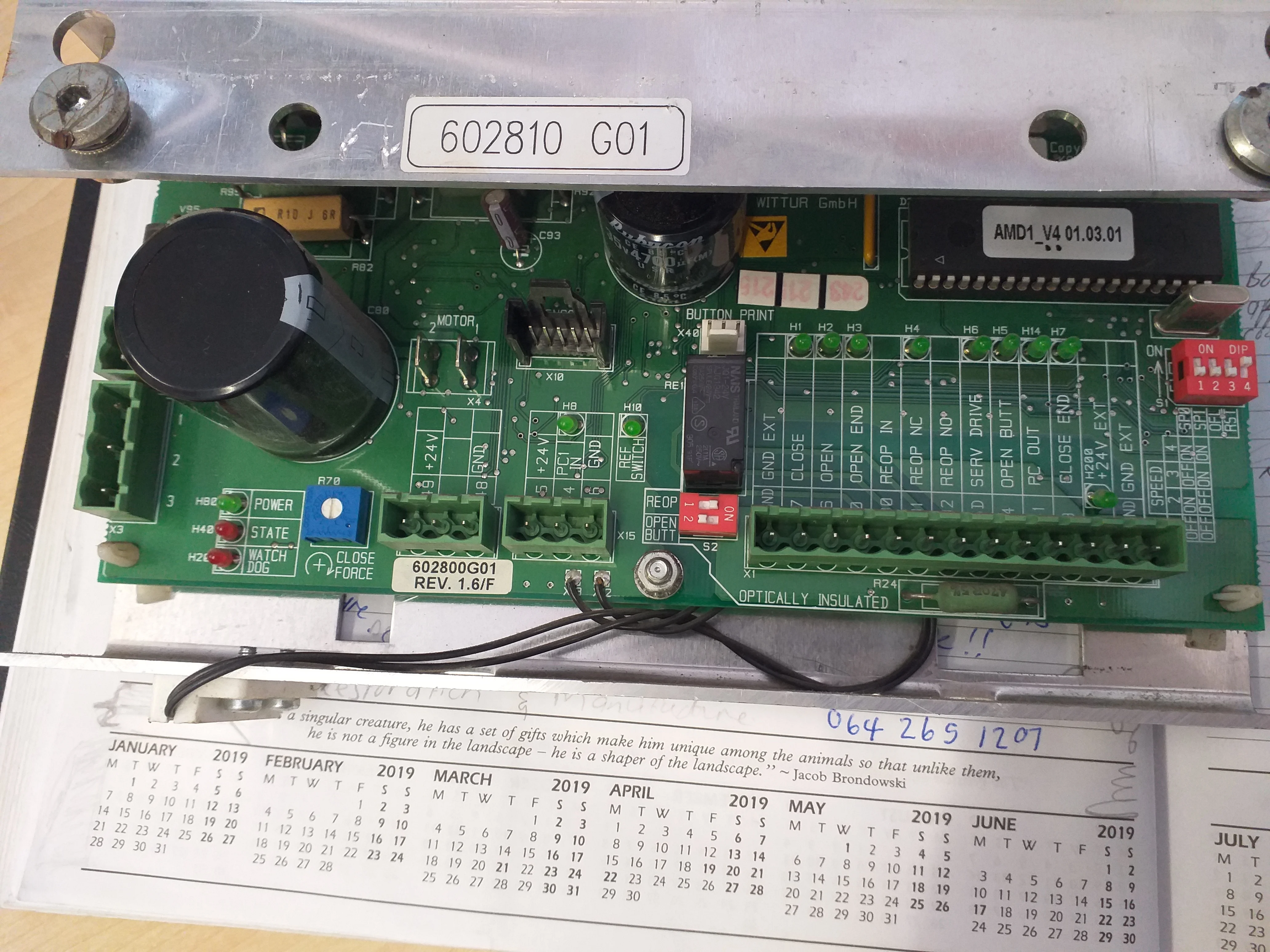 

Elevator board 602800G01 KM602800G01