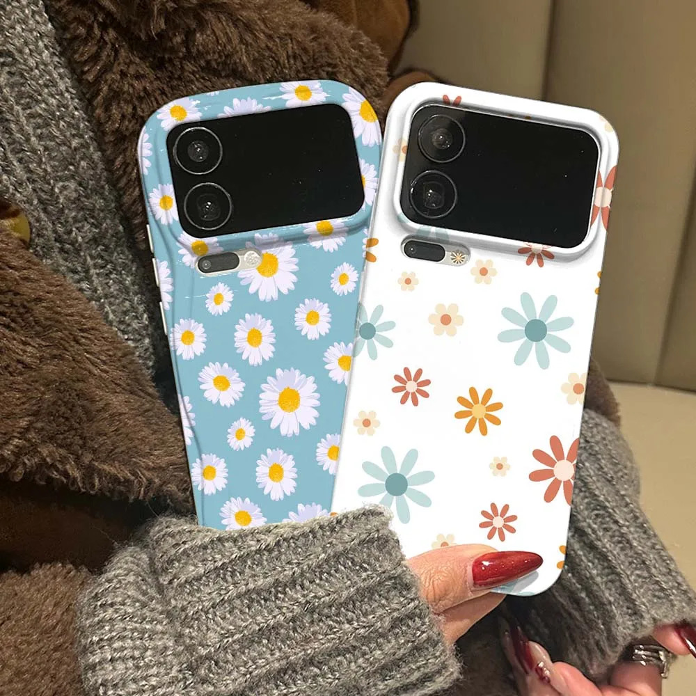 

Fashion flower pattern Cover For Xiaomi 17 15 14 14T 13 12T 11 11i 11X Pro Max Lite NE 5G Feilin Wave Oil Shell