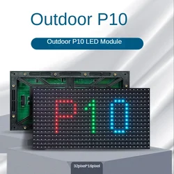 Módulo de panel de pantalla LED P10, 320x160mm, 32x16 píxeles, 1/8 escaneo al aire libre, SMD2727 RGB, a todo color