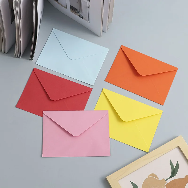 50pcs/lot Multicolor Envelope 120g Paper Envelopes High-grade Western Envelope for Wedding Invitations Business Stationery