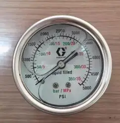 Imagem -03 - Medidor de Pressão 05000psi 102814 113654 102814 113654 Medidor de Pressão de 2.5 Polegadas 23 Conjunto para Bomba de Água