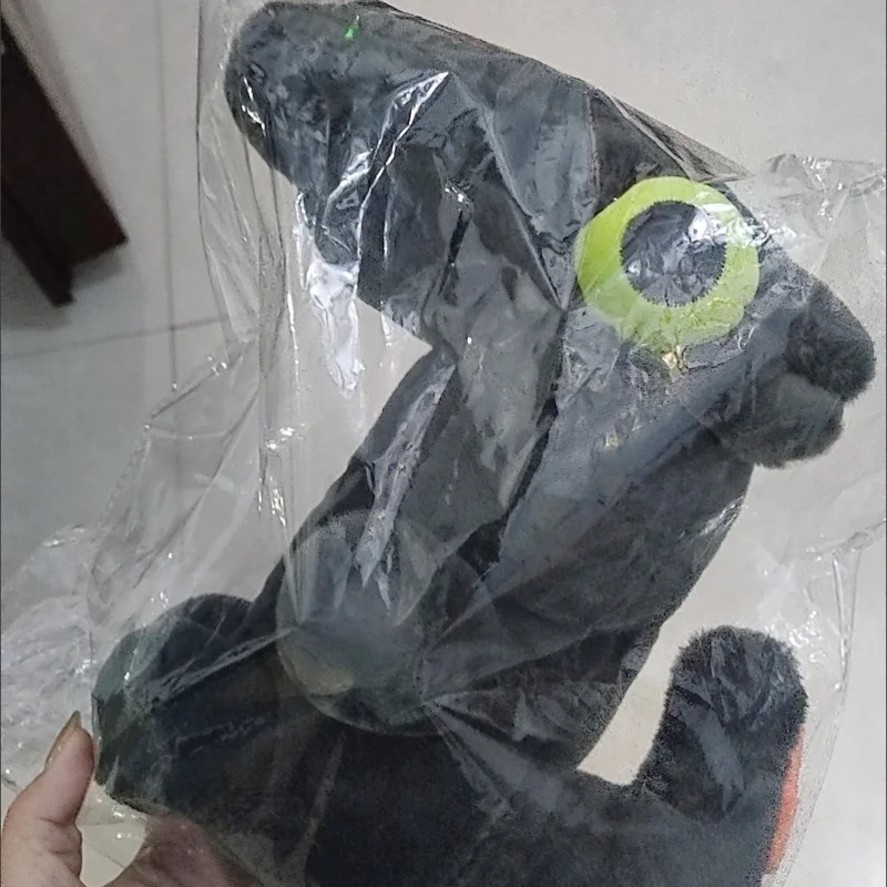 25 centimetri Nuovo Drago Danzante Nero Peluche Giocattolo Senza Denti Danza Peluche Ripiene Animali Morbidi Bambole Del Fumetto Peluche Regalo Per I Bambini