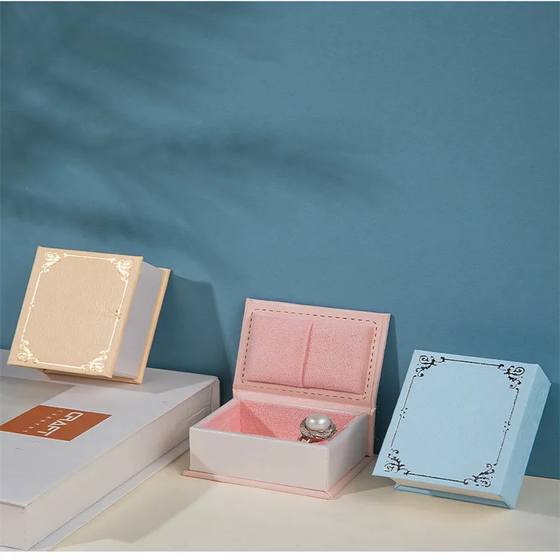 

Хит продаж, шкатулка для драгоценностей с кольцами, шкатулка для хранения ювелирных изделий с подвеской в виде серег, креативная магнитная шкатулка для упаковки ювелирных изделий в европейском стиле