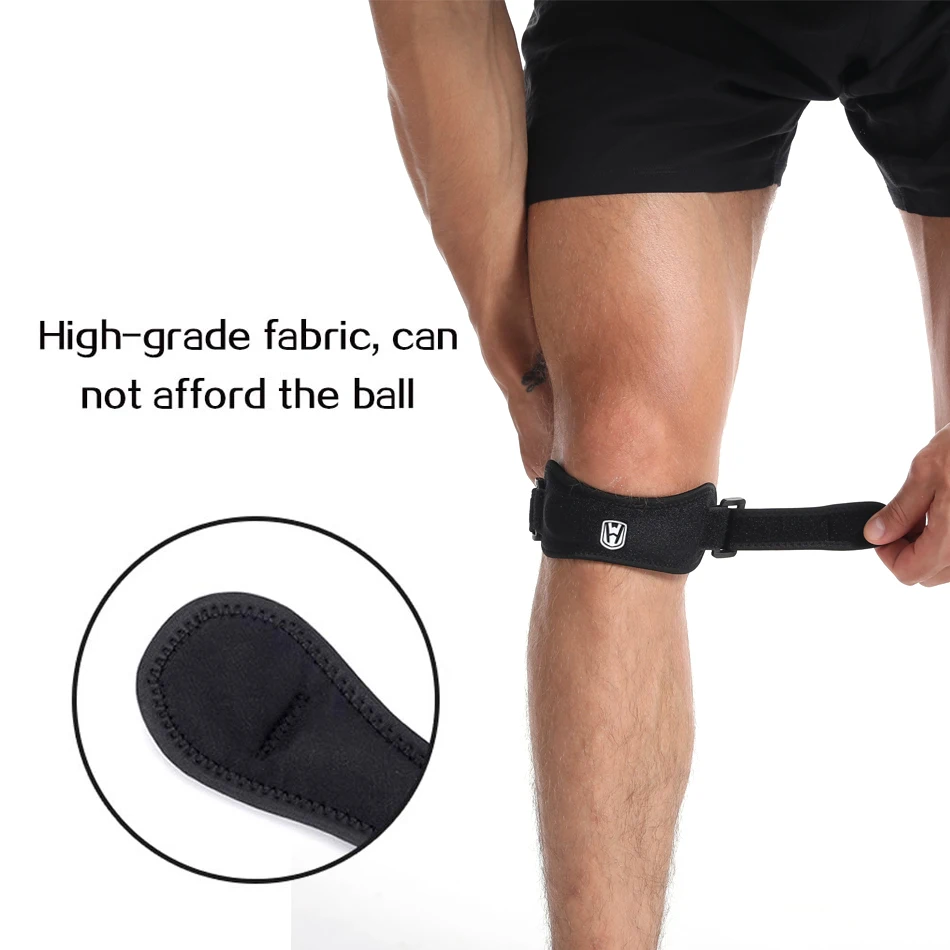 Rit Kracht Verstelbare Patella Brace Strap Eva Kniebeschermers Knie Ondersteuning Pad Beschermende Sport Gear Basketbal Volleybal Protector