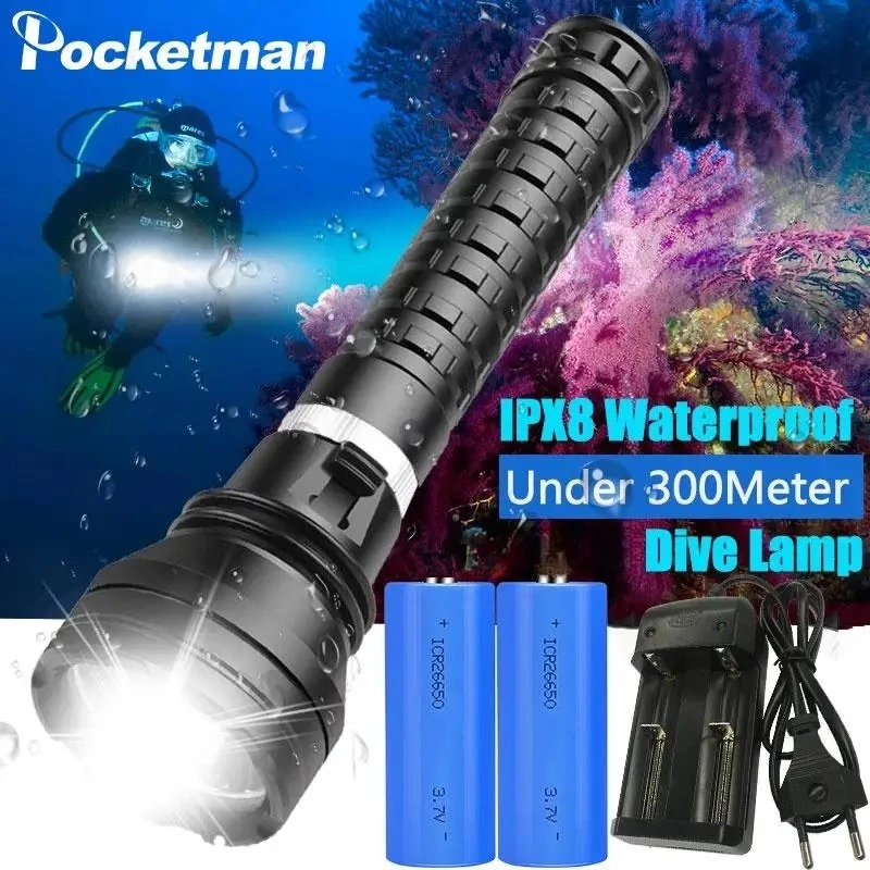ipx8-waterproof-dive-flashlight-led-dive-lamp-professional-scuba-diving-torch-spearfishing-underwater-lanterna