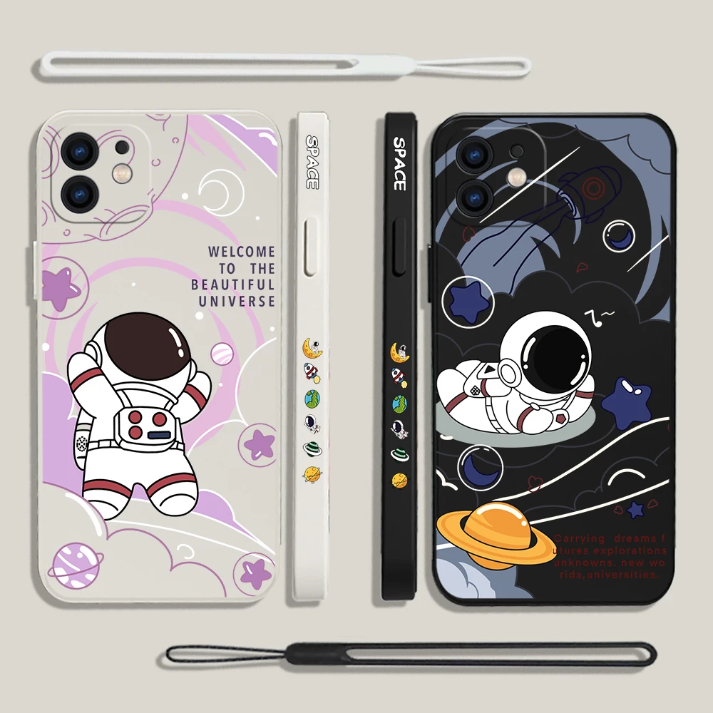 

Flying Space Astronauts Case For Samsung A54 A34 A73 A53 A33 A23 A14 A13 A03S A04S A04E A72 A52 A52S A32 A22 A12 A71 A51 4G 5G