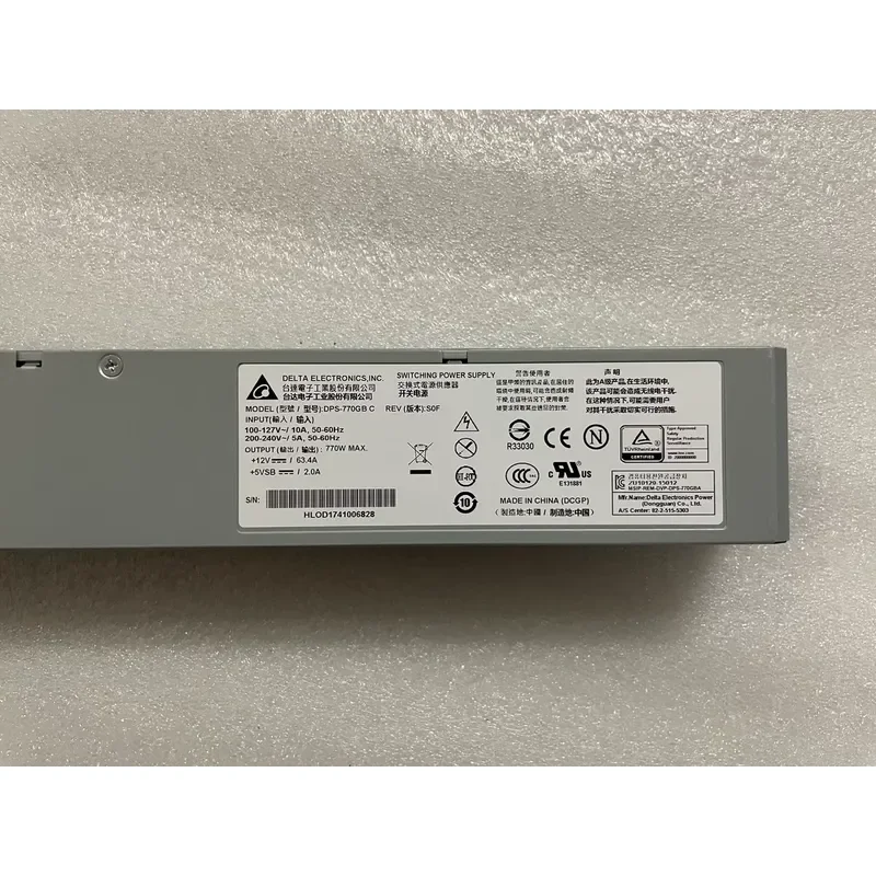for DPS-770GB C S0F 770W DS800-G25 Power Supply Unit Replacement Part Compatible with Server Workstation High Efficiency