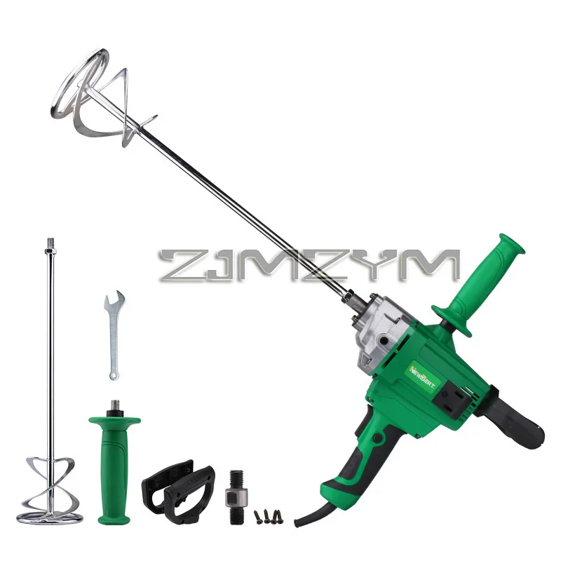 

Электрический миксер, электроинструменты, высококачественный промышленный бетоносмеситель с двойными шестернями, 50-60 Гц, 1150 Вт, 980 об/мин, NBT-EM-160C, тряпка