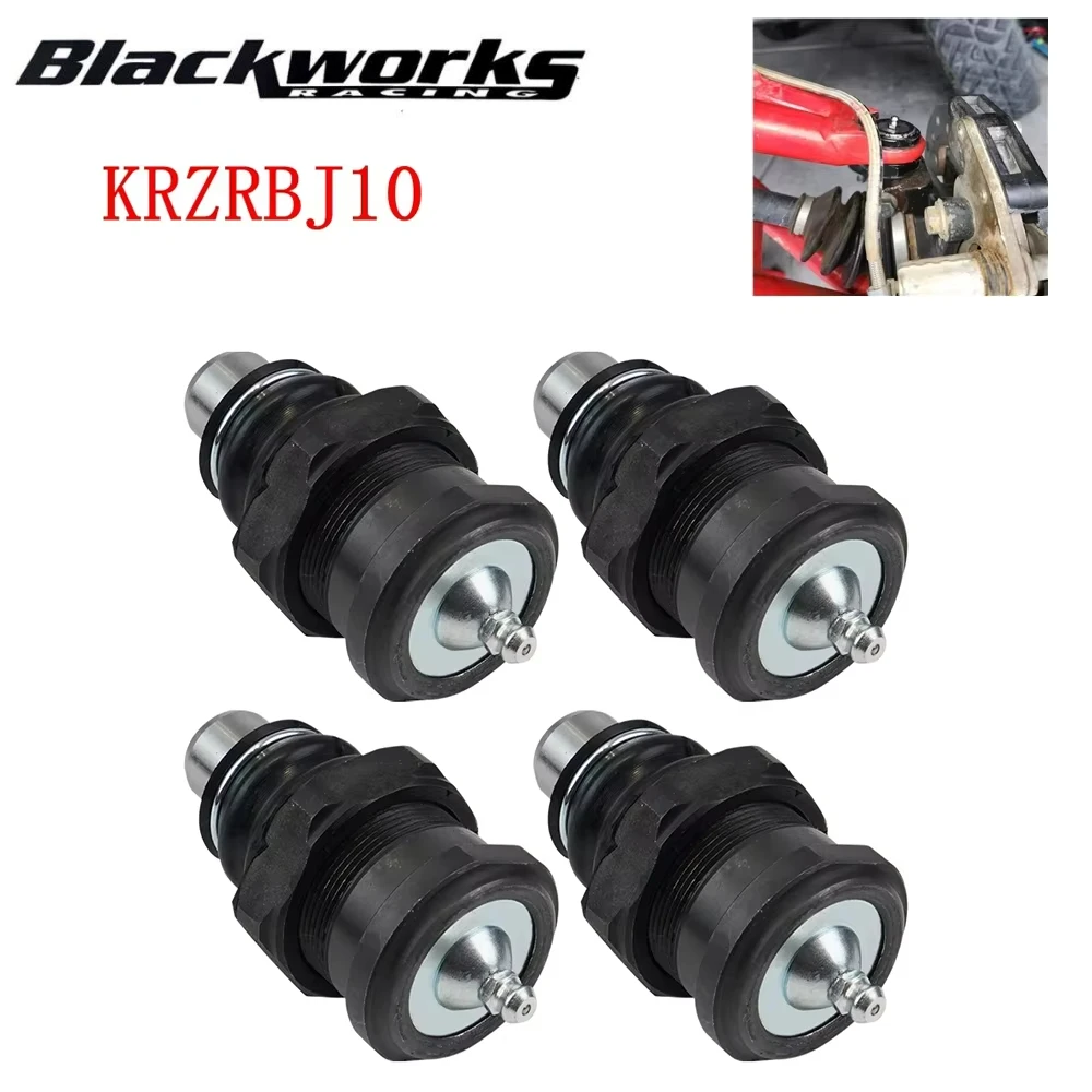 KRZRBJ10-PACK Black Heavy Duty Death Grip Replacement Ball Joints For 2014-2024 Polaris RZR XP 4 1000 EPS High Lifter Edition