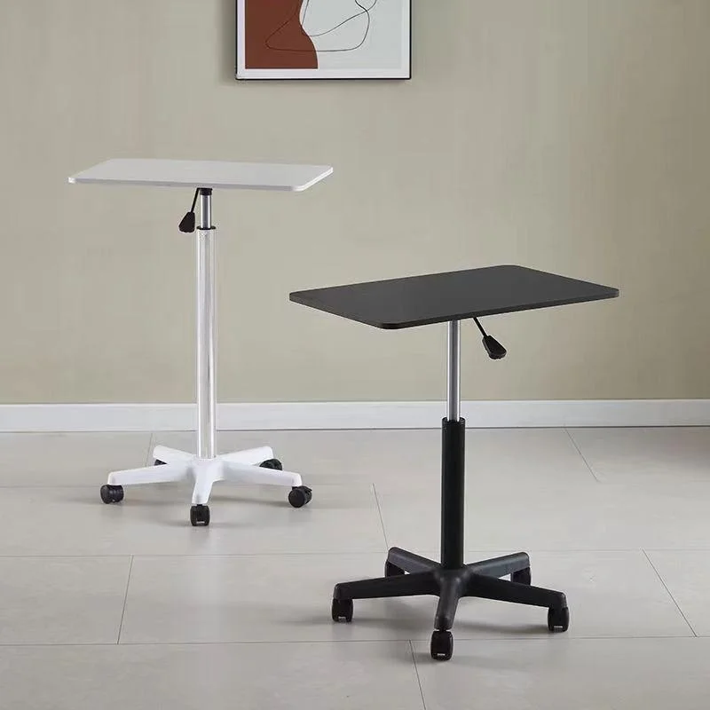 Z Small Lifting Computer Desk With Pulleys Movable Standing Work Desk Bedside Table Office Desk Multifunctional For Home Bedroom