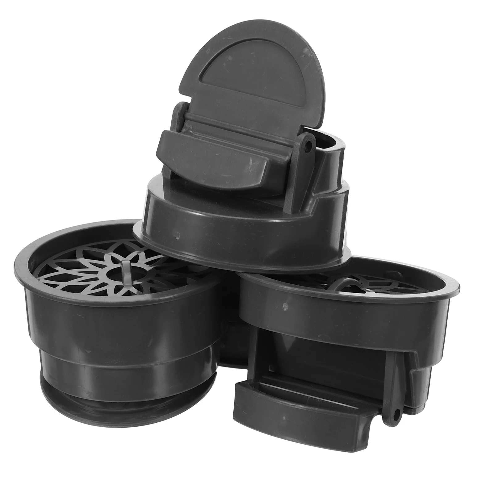 

4Pcs Bathroom Kitchen Odor-Proof Drain Core 4.5cm Round Self-Sealing Anti-Blocking Drain Cover for Fast Water