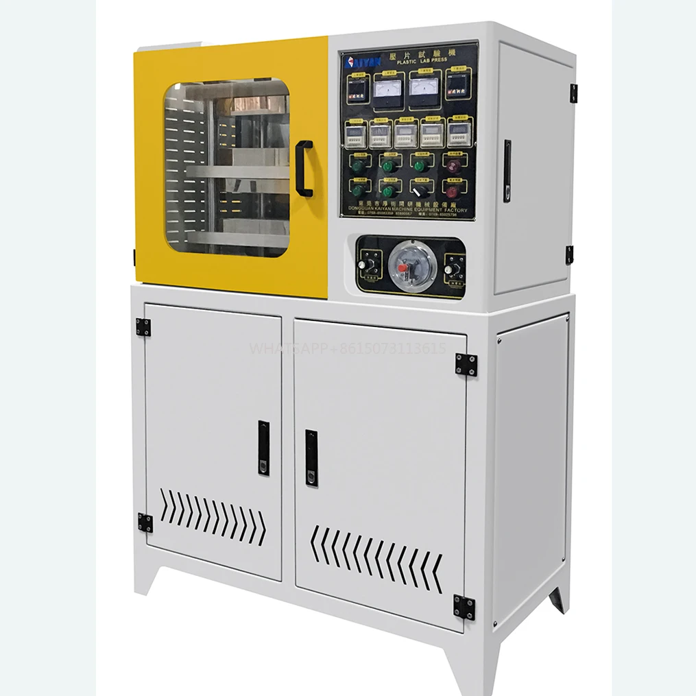 Piccola pressa per materiale polimerico in plastica siliconica di gomma per vulcanizzazione