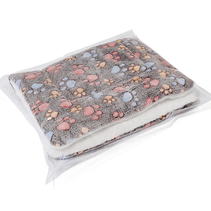 Weiches Hundebett, Winter, warme Hundeschlafmatte, verdickte Haustiermatte für kleine, mittelgroße und große Hunde, niedlicher Aufdruck, Haustierdecke, Heimtierbedarf – Detail 6