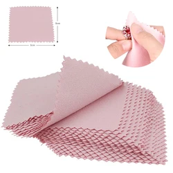 50pcs/10pcs/Pack Polish Cleaning Polishing Cloth fit DIY charms Bracelets Bangle Neckleck Cleaning Cloth Wiping Cloth Of Jewelry