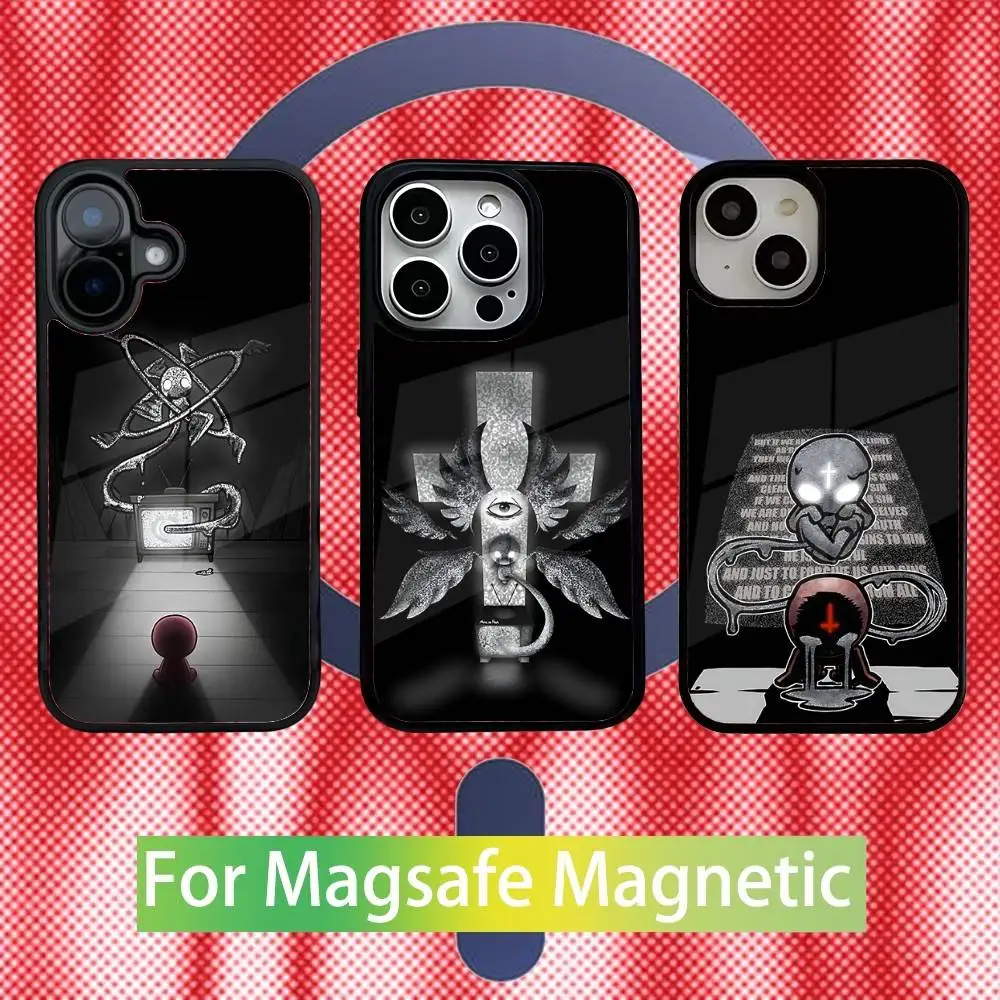 

The B-Binding Of I-Isaac Phone Case For iPhone 16,15,14,13,12,11,Pro,Max,Plus,Mini,SE New Magsafe Magnetic Wireless Charging