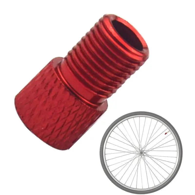 Tire Inflator Hose Adapter Bike Tire Valve Converter Reusable Bike Tool Tire Valve Converter Portable Inflator Nozzle Adapter