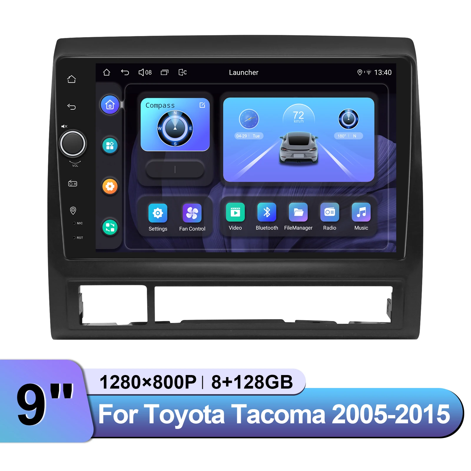 

JOYING New 9"Car DVD Stereo for Toyota Tacoma 2005-2015 Multimedia Player GPS Navigation With Fast Boot BT Hands-Free