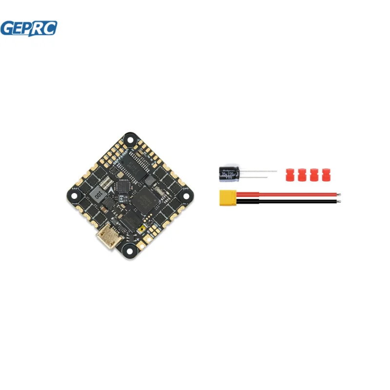 

GEPRC GEP-F411-35A AIO (F411 FC 35A ESC 2-6S 8bits BLS26.5mm/M2) For DIY RC FPV Quadcopter Drone Replacement Parts