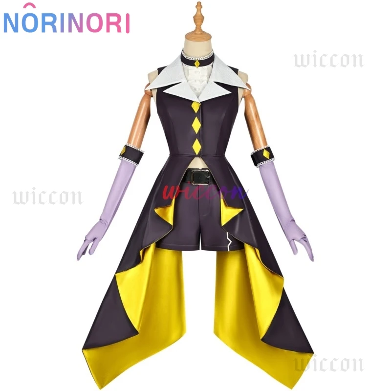 Anime Shugo Chara Cosplay Costume Tsukiyomi Utau Dress Dark Jewel Elegant Diamond Black Dress Wig Sexy Lovely Carnival Suit