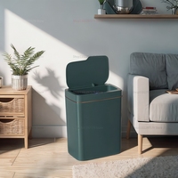 Waterproof fully automatic intelligent trash can induction home 2025 new large-capacity living room and high-value bathroom