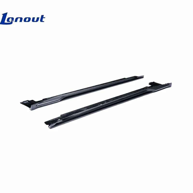 Car Side Edge Upgrade Kit Suitable for Porsche 992 2019- Modified PK Style Ultra-light Dry Carbon Fiber Side Skirts Body Kit