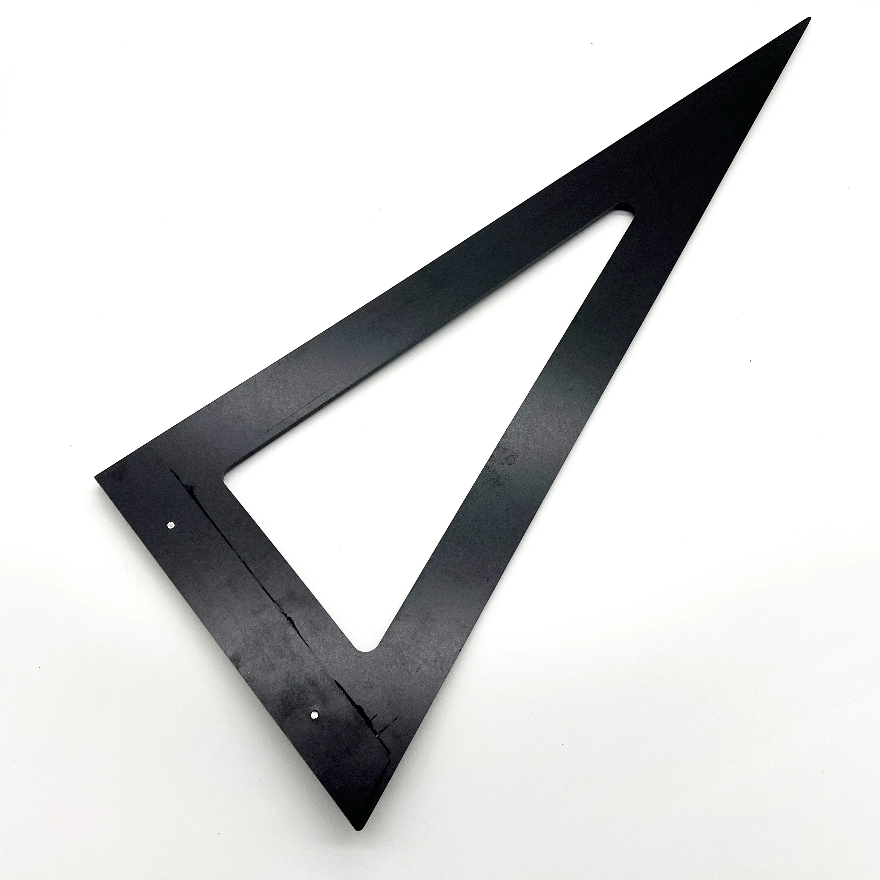 Premium 450/550/650mm Bakelite Triangle Ruler for Glass Tile Straight Cutting