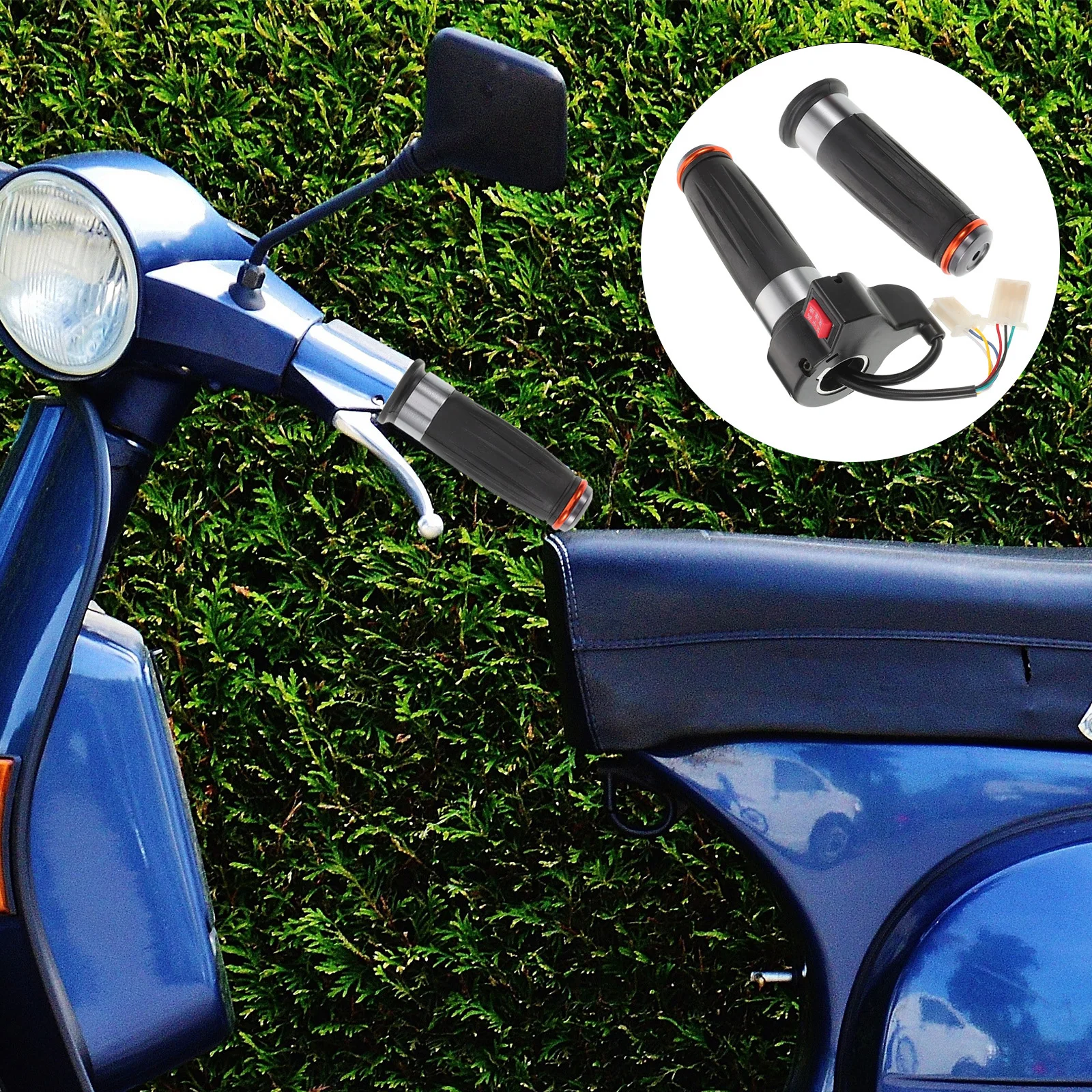 

1Set Universal Electric Bike Throttle Handlebar Grip Outdoor Scooter Speed Control Ergonomic Anti-Slip Practical