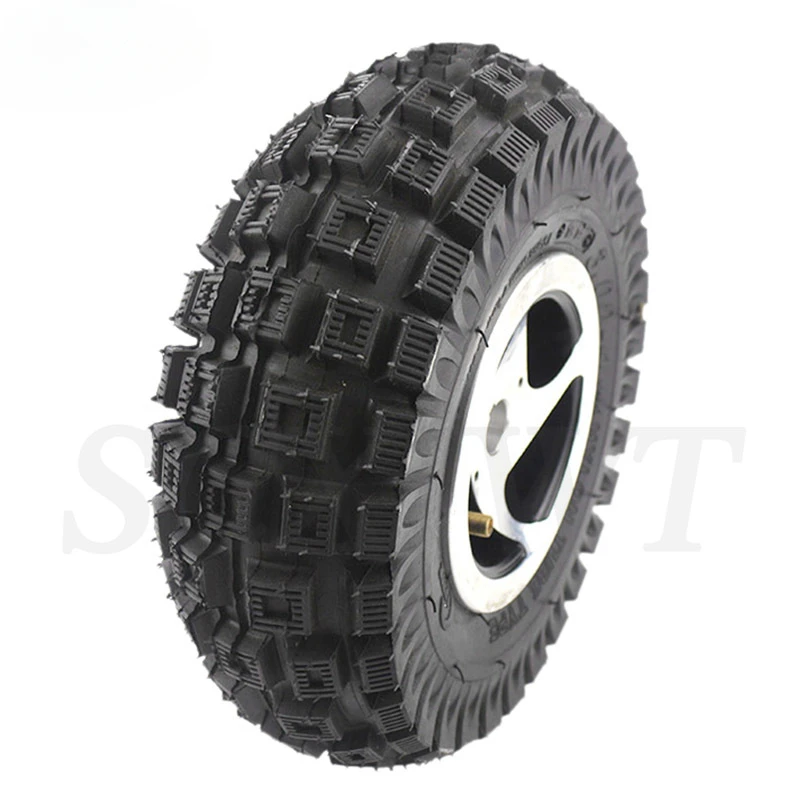 3.00-4 Electric Scooter Tyre Inner Tube with Rim Keyway Alloy Wheels Hub for Gas Scooter Bike Motorcycle Parts