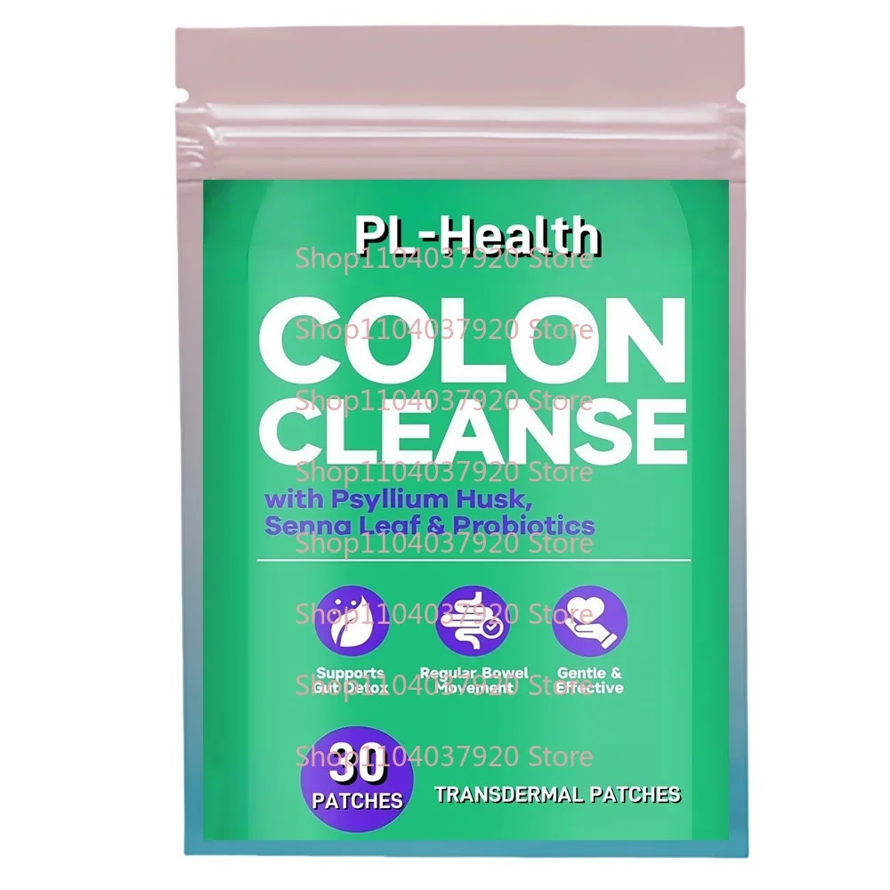 30枚入り-コロンクレンズ経皮パッチ-センナ葉とサイリウムハスク配合-腸内環境バランスと整腸効果をサポート
