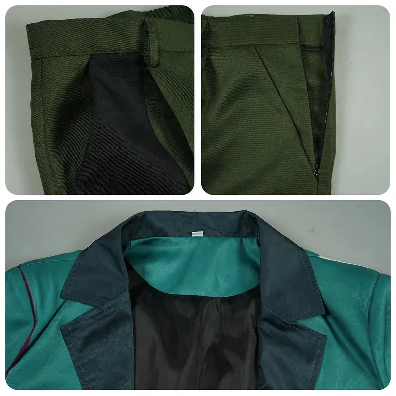 Polvo Jinx juego LOL Arcane S2 Ekko disfraz de Cosplay AU fiesta vestido de baile chaqueta peluca pelo traje de Halloween hombres mujeres dl; 1