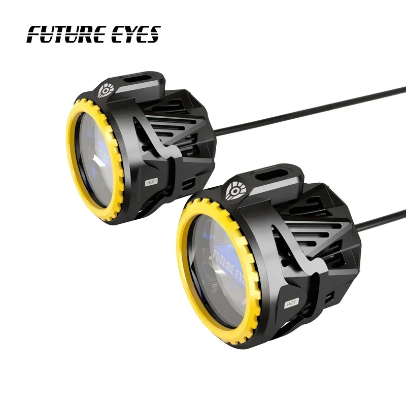 

In stock FUTURE EYES PL40 180W Magnetic Switch Low High Beam LED Fog Light for Motorcycle External Light