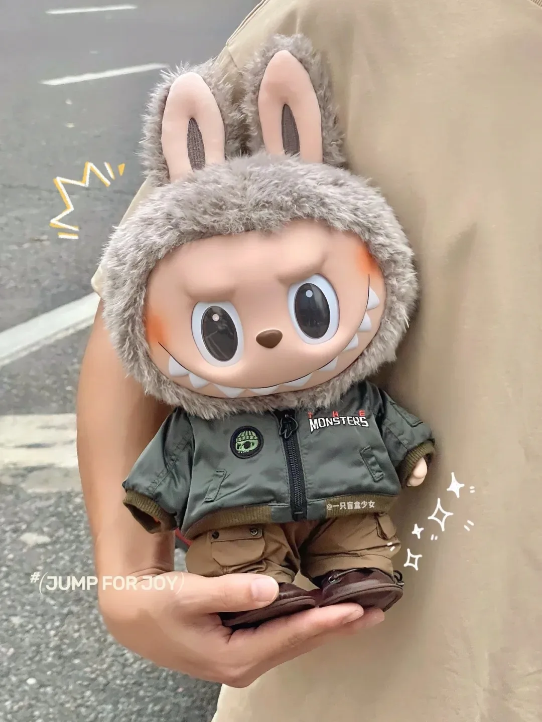 

POPMART Оригинальная коллекционная фигурка Labubu 38 см из серии Jump for Joy: милая и интересная игрушка-сюрприз, подарок, в наличии