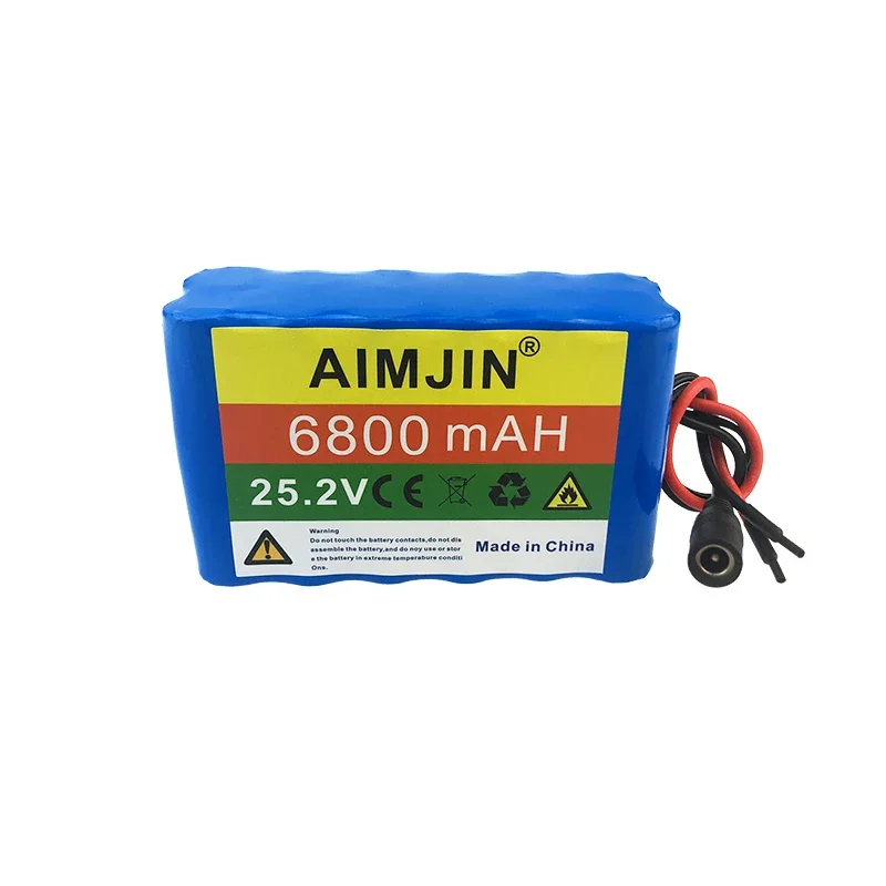 25.2V 6800mAh  Rechargeable Lithium Battery Pack 6S2P , Suitable for Power Supply of Electric Toys, Electronic Products etc