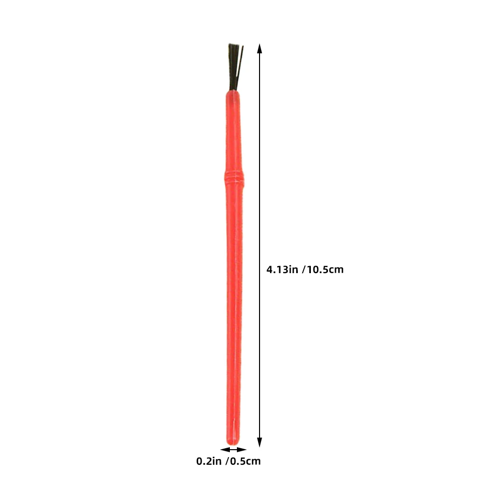 100 قطعة من فرش الطلاء بألوان مائية من الأكريليك، فرش رسم زيتية سهلة التعامل مع طرف رفيع للمشروعات الفنية للاستخدام المدرسي #5